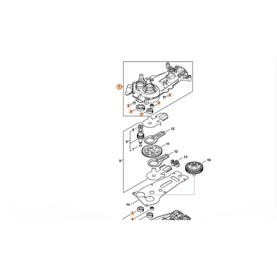 STIHL  Obudowa przekładni 4869 640 0500
